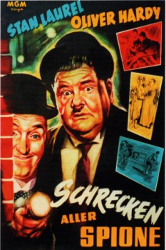 poster Dick und Doof - Schrecken aller Spione  (1943)