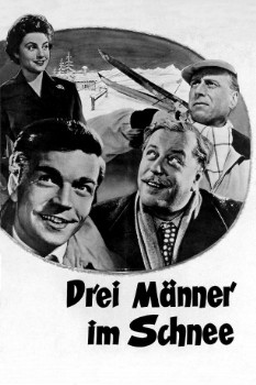 poster Drei Männer im Schnee  (1955)