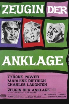 poster Zeugin der Anklage  (1957)