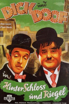 poster Dick und Doof - Hinter Schloss und Riegel  (1931)