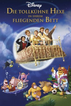 poster Die tollkühne Hexe in ihrem fliegenden Bett  (1971)